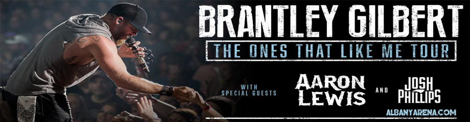 Brantley Gilbert, Aaron Lewis & Josh Philips at Times Union Center