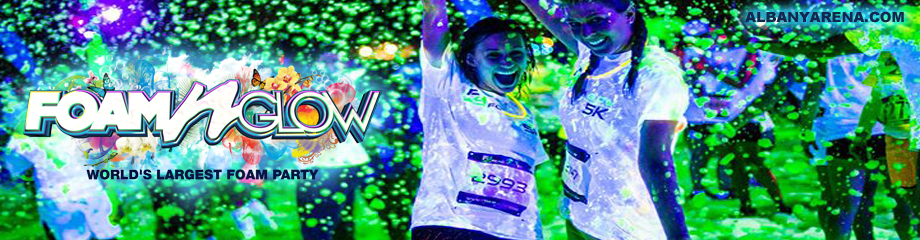 Foam N' Glow at Times Union Center