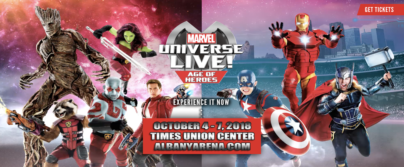 Marvel Universe Live! at Times Union Center tickets Marvel Universe Live! at Times Union Center