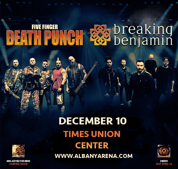 Five Finger Death Punch & Breaking Benjamin at Times Union Center