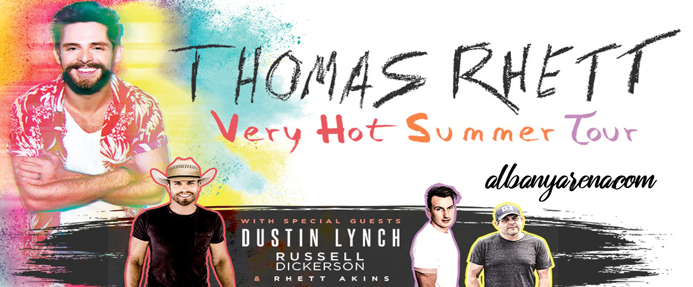 Thomas Rhett, Dustin Lynch & Russell Dickerson at Times Union Center tickets Thomas Rhett, Dustin Lynch & Russell Dickerson at Times Union Center