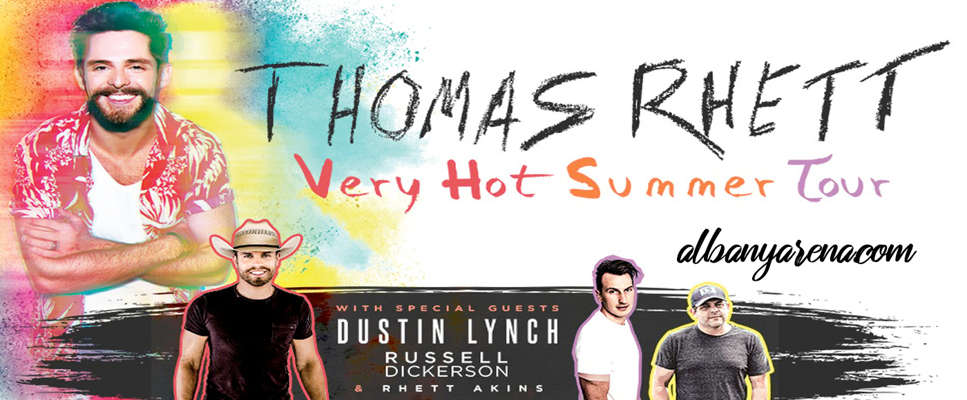 Thomas Rhett, Dustin Lynch & Russell Dickerson at Times Union Center