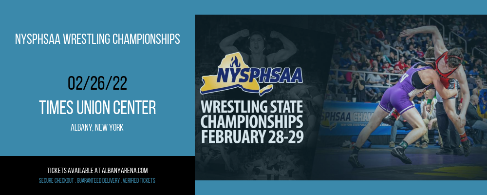 NYSPHSAA Wrestling Championships at Times Union Center tickets NYSPHSAA Wrestling Championships at Times Union Center