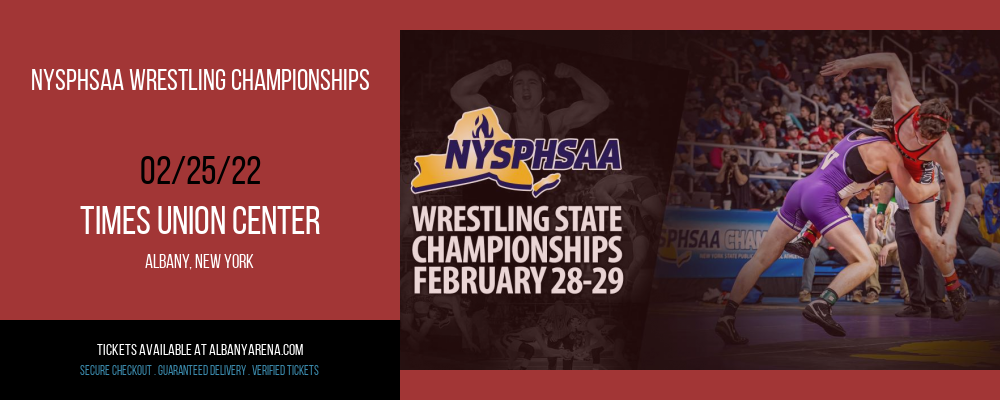 NYSPHSAA Wrestling Championships at Times Union Center tickets NYSPHSAA Wrestling Championships at Times Union Center