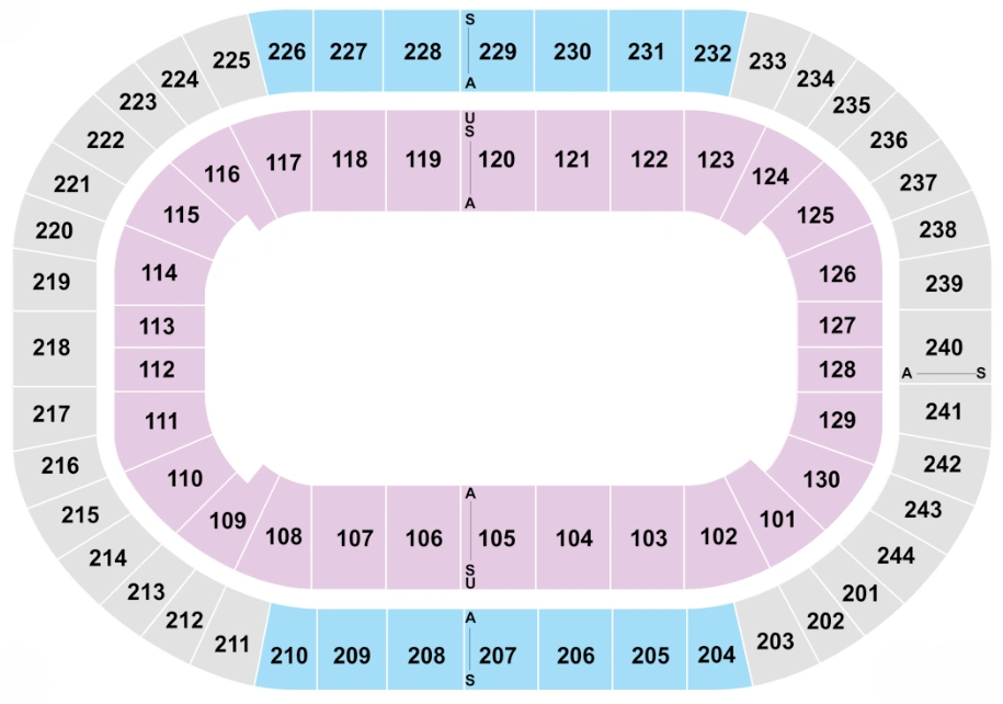 MVP Arena Seating Chart