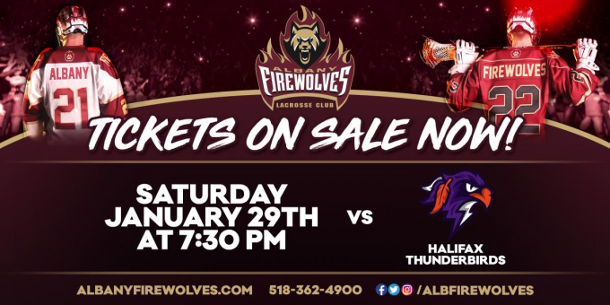 Albany FireWolves vs Halifax Thunderbirds at Times Union Center